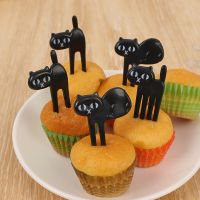 6/10PCS Fruit Forks for Kids Bento Vegetable Crockery Cute Mini Toddler Toothpicks Snack Cake Dessert Food Toothpick Party Decor