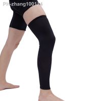 1Pc Sports Anti-slip Full Length Compression Leg Sleeves Calf Shin Splint Support Protector for Cycling Running Basketball Golf