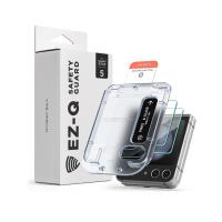 VRS Design Galaxy Z Flip 5 EZ-Q Phone Tempered Glass Film 2ea + Attachment Kit