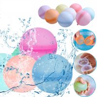 5/1Pcs Reusable Water Balloons Pool Beach Water Toys for Boys Girls Outdoor Summer Toys Gradient Color Water Bomb Ballon Gifts