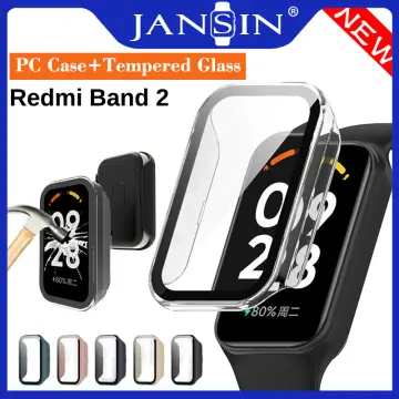 Tempered Glass+PC Case for xiaomi Mi Band 8 Screen Protector Cover Shell  Bumper