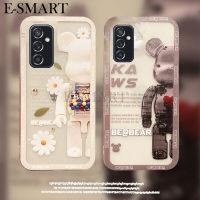 เคสพร้อมสำหรับ Samsung Galaxy M14เคสโทรศัพท์แฟชั่นคู่รักซิลิโคนนิ่มรูปหมีมืดมนและโปร่งใสสำหรับ Samsung M14 5Gเคสโทรศัพท์