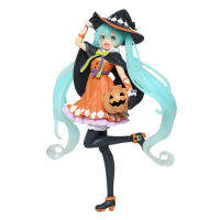 Miku TAITO VOCALOID Hatsune อะนิเมะรูปฮาโลวีน18เซนติเมตรการกระทำตุ๊กตาพีวีซีรุ่นของสะสมของเล่น Kawaii ของขวัญที่สวยหรู