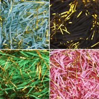 20/30/50/100g Colorful Shredded Crinkle Paper Raffia Wedding Filler Decorations