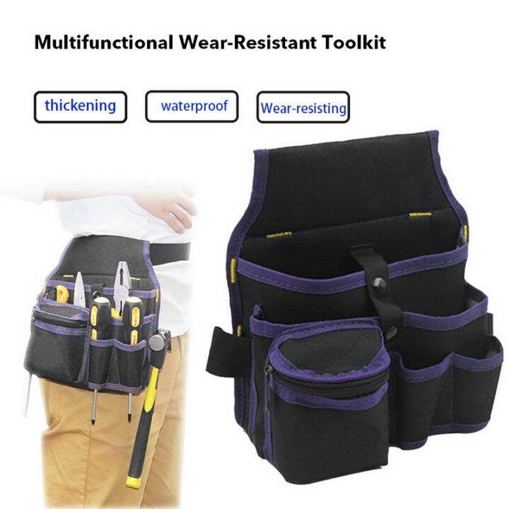 Tool Belt Heavy-Duty Waist Apron Electricians Waist Bag Organizers ...