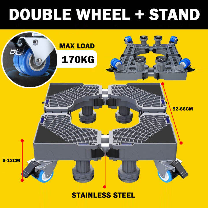 PRADO MALAYSIA Anti Vibrate Base Bracket Washing Machine Fridge Stand