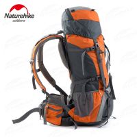 Naturehike เป้สะพายหลัง70L เดินป่ากลางแจ้งอลูมิเนียมอัลลอยด์กระเป๋าสะพายเดินทางกระเป๋าเป้ไนลอนกันน้ำภายนอกกระเป๋าปีนเขา