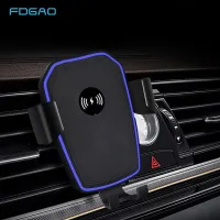 FDGAO 10W Wireless Car Charger Air Vent Mount Fast Charging สำหรับ iPhone XS XR X 8 11 12 13 14 Samsung S22 S21 S20