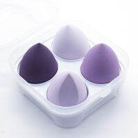 4Pc/Bag Makeup Sponge Puff Dry and Wet Combined Foundation Bevel Cut Make Up