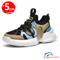 Sneakers Men Elevator Shoes Sports Basketball Height Increase Shoes Insole 5cm Outdoor Leisure