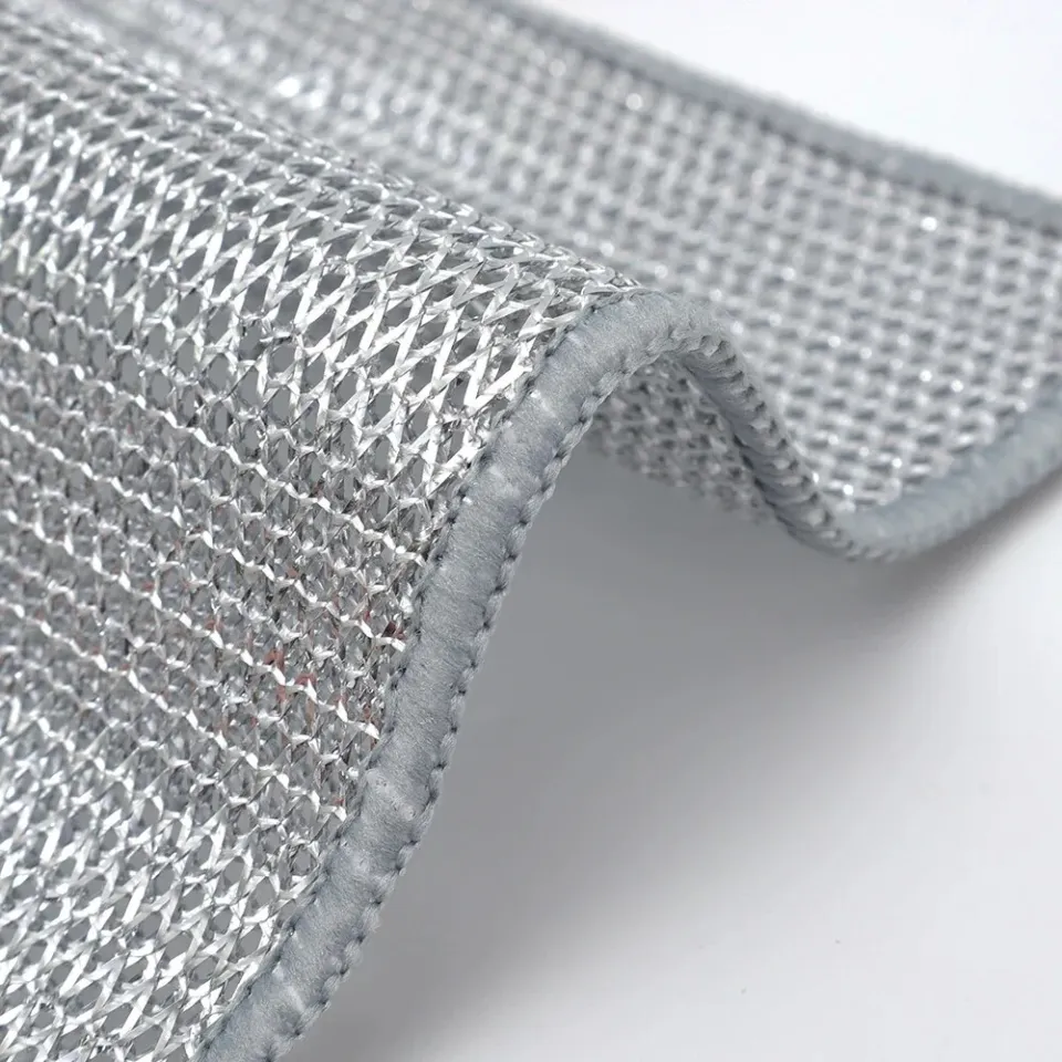 Steel wire cloth Dishwashing cloth Mesh non-oil dishwashing cloth