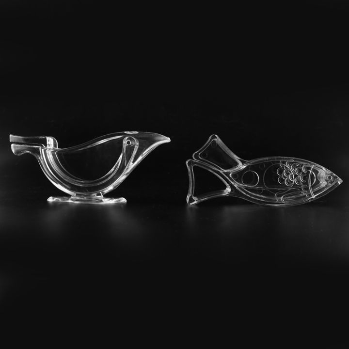 4pcs-manual-transparent-fruit-juicer-transparent-acrylic-mold-bird-model-fish-model