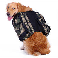 New Outdoor Backpack For Dog Carrier Saddle Camouflage Big Dog Travel Carriers for Hiking Training Dogs Outdoor Backpack