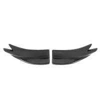 Rear Bumper Side Spoiler Rear Bumper Side Lip Carbon Fiber Style for Car Surround Decoration