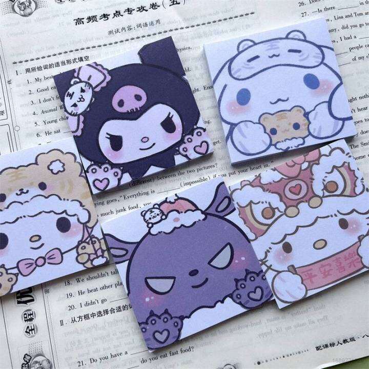 sanrio-kuromi-sticky-note-cartoon-cute-pad-stickable-note