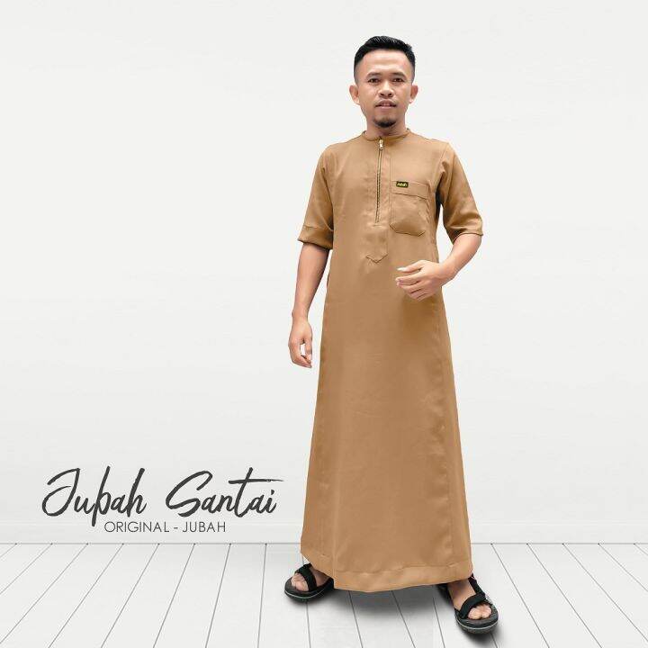 JUBAH GAMIS PRIA LENGAN PENDEK MODEL TERBARU BY JUBAH INDONESIA WARNA