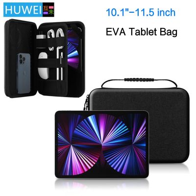 HUWEI EVA Shockproof Bag For iPad Air 5 4 Pro 11 Lenovo Tab P11 Pro Samsung Tab A8 S7 S8 Xiaomi Pad 5 6 MatePad 11 Tablet Case