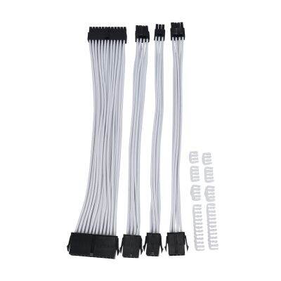 Basic Extension Cable Kit; 1Pcs Atx 24Pin/Eps 4+4Pin/Pci-E 8Pin/Pci-E 6Pin Power Extension Cable