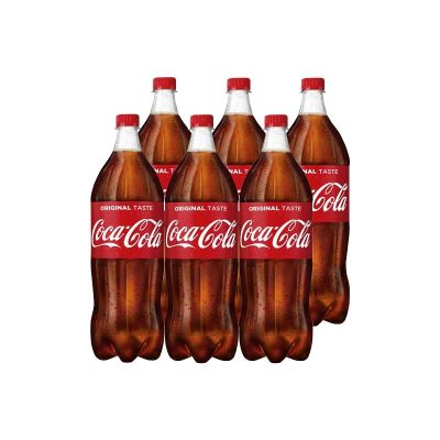 สินค้ามาใหม่! โค้ก น้ำอัดลม ออริจินัล สูตรน้ำตาลน้อยกว่า 2 ลิตร แพ็ค 6 ขวด Coke Soft Drink Original Less Sugar 2L x 6 Bottles ล็อตใหม่มาล่าสุด สินค้าสด มีเก็บเงินปลายทาง