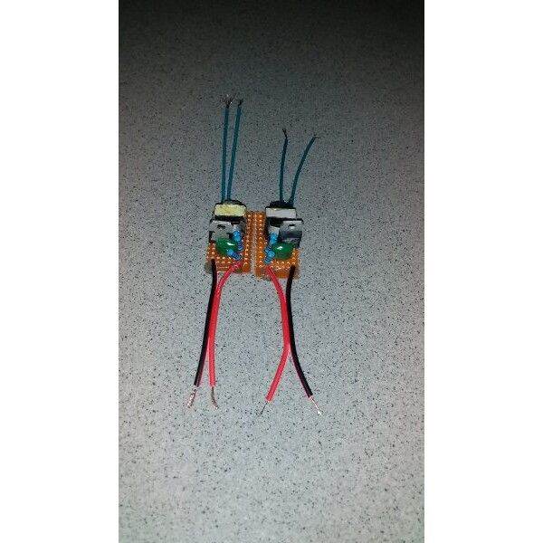 Inverter murah kit jt joule thief mini inverter DC to AC 12v to 220v