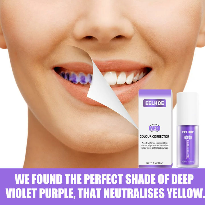 จัดส่งจากประเทศไทย-eelhoe-v34-toothpaste-repair-teeth-repair-oral-cleaning-whitening-and-removing-tooth-stains