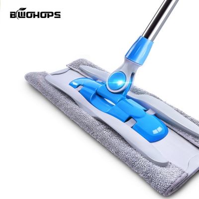 Flat Mop Rotation Twist Hard Floor Garbage Dust Fur Oil Cleaning Bucket Magic Easy Microfiber Lazy Rotating Swab Squeegee Mops