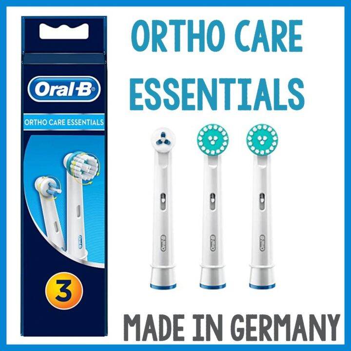 OralB Genuine Ortho Care Replacement Toothbrush Heads Refills