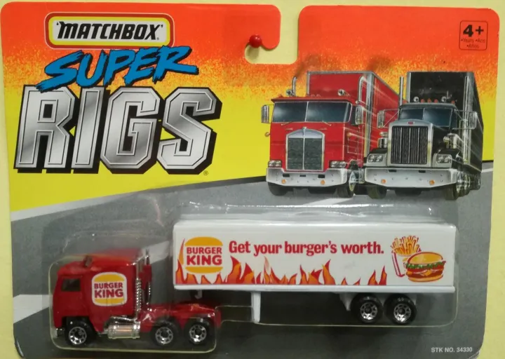 Matchbox Super Rigs - Burger King - New Toys for boys | Lazada