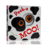 English original genuine peek-a moo! Guess who I am, the same series of childrens early education enlightenment cognition hide and seek cardboard books