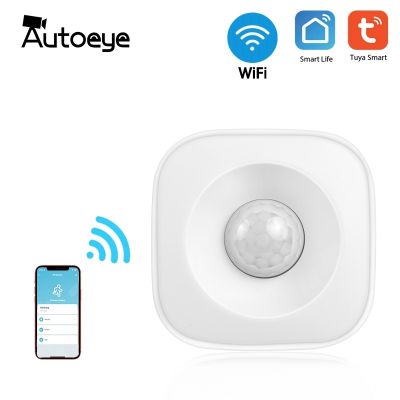 Autoeye WiFi Human Body Sensor Wireless Smart Body Movement PIR Motion Sensor Use With Tuya Smart Life App