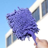 Foldable household chenille to remove static electricity duster car with small chicken feather duster to clean dust sweeping blanket artifact