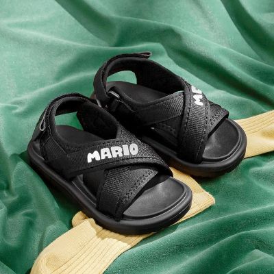 Contracted han edition children sandals in the summer of private small cuhk TongBaoBao silk elastic cloth light soft bottom sport sandals