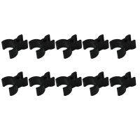 10Pcs Trumpet Pencil Clip Black Durable French Horn Pencil Clips Make Notes Fits Inside Pipe