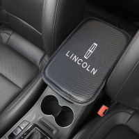 แผ่นปูป้องกันคาร์บอนไฟเบอร์คาร์บอนเบาะที่วางแขนอุปกรณ์ตกแต่งรถสำหรับ Lincoln Navigator 2 Mkx Mkz Mkc Town Diecast