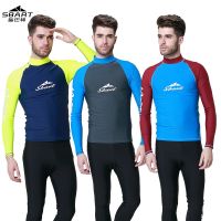 [COD] Bart Adult Swimsuit Mens Long-sleeved Wetsuit Parent Split Surfing