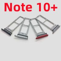 SIM Card Tray For Samsung Galaxy Note 10 Plus 10+ N975F Dual Sim Reader Holder Slot Adapter Mobile Phone Part