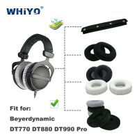 ○ Replacement Ear Pads for Beyerdynamic DT770 DT880 DT990 Pro Headset Parts Leather Cushion Velvet Earmuff Headset Sleeve Cover