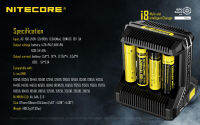 ที่ชาร์จแบต CHARGER NITECORE NEW I8 Support Battery Size Li-ion/IMR - 10340, 10350, 10440, 10500, 12340, 12500, 12650,  (0990)