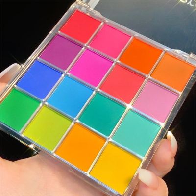 ✓◕♘ Matte Eyeshadow Pallete Eyes Cosmetics Makeup Tray 16 Color Shimmer Pigmented Eye Shadow Palette Eyes Make Up Palette Maquillage