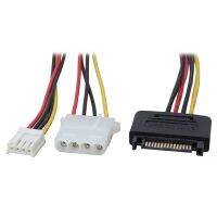 อะแดปเตอร์ Mlex IDE SATA 4-Pin Y แปลง SP4 Y เป็น/DVD 12สำหรับท่านชายหญิงไดรฟ์ฮาร์ดไดรฟ์4-Pin ดิสก์พลังงาน15-Pin ฟลอปปี้อุปกรณ์คอมพิวเตอร์