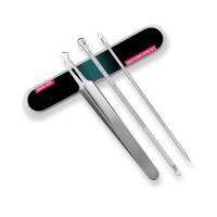 ที่กดสิว ชุดกดสิว อุปกรณ์กดสิว 3 ชิ้น พร้อมกล่อง Acne, blackhead removal tools 3 pcs