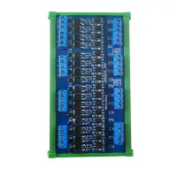 16CH เครื่องขยายสัญญาณ NPN/PNP PLC IO Din รางติดตั้งโมดูลรีเลย์5A สถานะของแข็งสำหรับรีเลย์มอเตอร์ Arduino