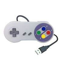 USB จอยเกมสำหรับคลาสสิกซูเปอร์นินเทนโด SNES Gamepad Famicom สำหรับ PC MAC Qperating ระบบจอยสติ๊กเล่นเกมส์ Accessorios