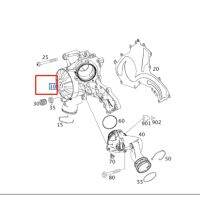 A1572000201 1572000201 Car Accessory Water Pump For Mercedes W166 X166 W212 C216 W218 X218 W221 C292 W463 G63