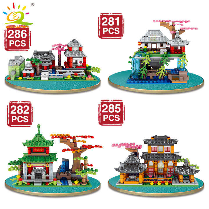 ใหม่-huiqibao-1134pcs-city-street-view-house-รุ่น-building-block-moc-สถาปัตยกรรมรูปตุ๊กตาอิฐชุดของเล่นเด็กของขวัญเด็ก