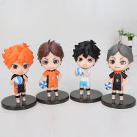 CHAMPIONBABY ฟิกเกอร์ PVC Yu Nishinoya,อนิเมะหุ่นของเล่น4ชิ้น/เซ็ตลาย Kozume Kenma Hinata Shoyo Tobio Kageyama Haikyuu