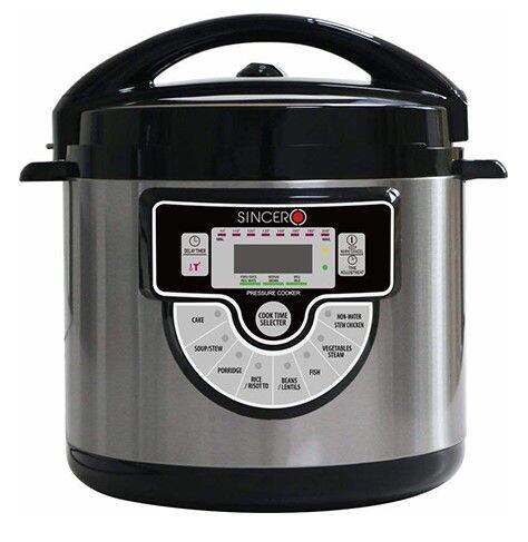 sincero 6l pressure cooker