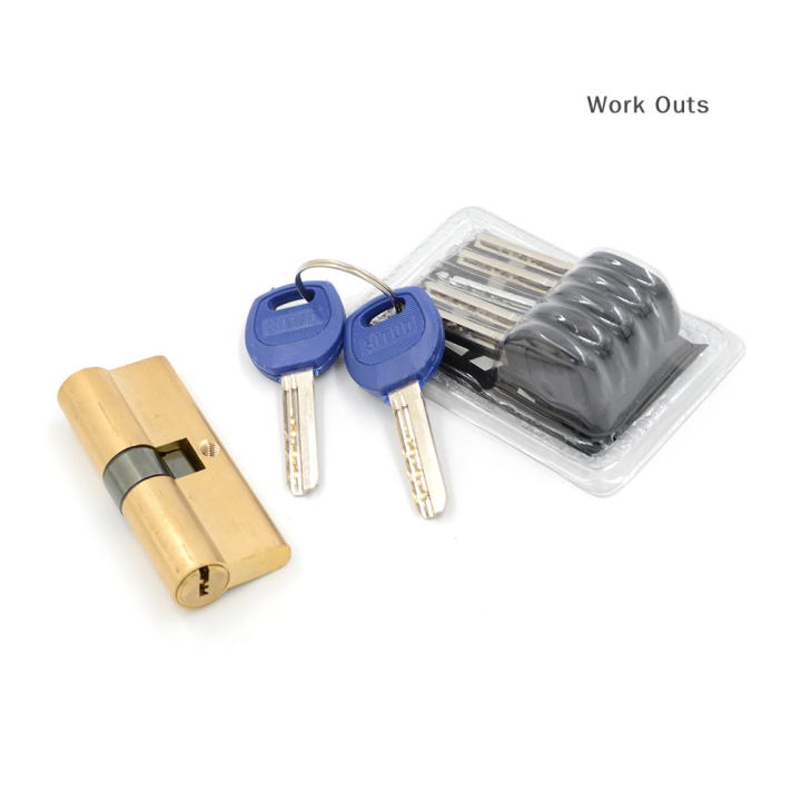 ราคาถูกขาย-75มม-37-5-37-5กุญแจทองเหลืองกระบอกล็อกประตูทรงกระบอกความปลอดภัยสูงกันล็อก