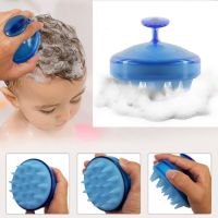 1 pcs Spa Silicone Head Brush Body Shampoo Scalp Massage Brush Slimming Massage Comb Hair Washing Comb Shower Bath Brush