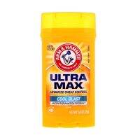 โรลออนโรลออนระงับกลิ่นกาย Arm &amp; Hammer, UltraMax, Solid Antiperspirant Deodorant, for Men, Cool Blast, 2.6 oz (73 g) (กลิ่นหอมสดชื่นมากค่ะ)